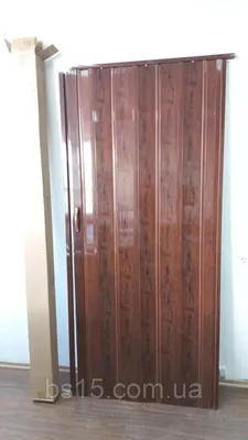 Дверь Гармошка складная №7 черешня 880*2030*10 мм: продажа, цена в  Тернополе. Межкомнатные двери от \"Форм-Мастер. Магазин форм для декора\" -  1566316254