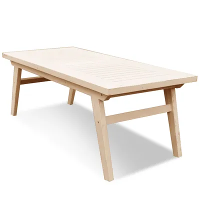 Купить Столик садовый низкий (кофейный) из дерева МР-05 в интернет-магазине  Wooden-World