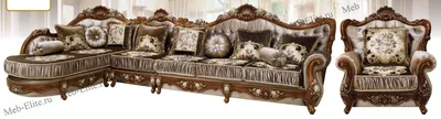 Венеция мягкая мебель: диван угловой + кресло — купить со склада в интернет  магазине мебели