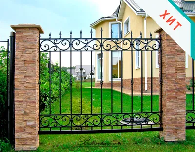 Купить забор кованый №5007 в Минске, цены от Белковка