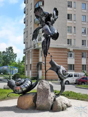 Кованая скульптура «Весёлая семейка», Животные, Памятники, Санкт-Петербург