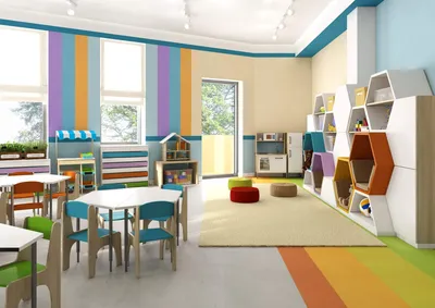 Современная мебель для детских садов - 71 фото