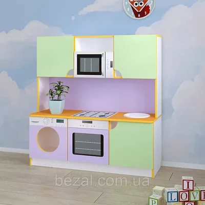 Игровая мебель для детского сада кухня Малютка