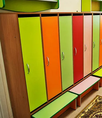 ОЛиВ мебель для детских садов - Шкафы для раздевания