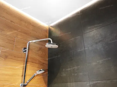 Натяжные потолки в ванной фото