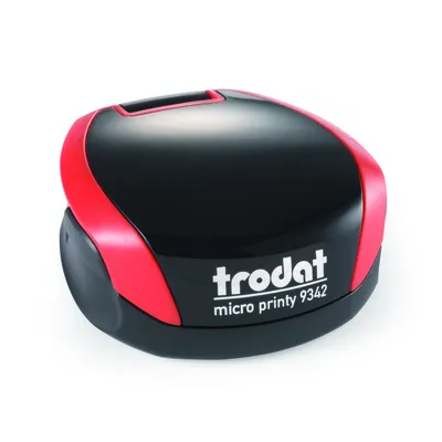 Купить Оснастка для печати Trodat 9342 MicroPrinty (красный) по лучшей цене  с доставкой по Ташкенту