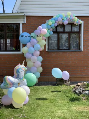 Купить Оформление воздушными шарами дачного участка - Гелиевые шары в  Новосибирске - BALLOON RABBIT