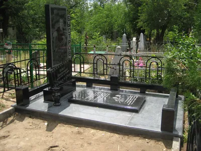 Оформление могил фото - работы мастерской Гранит Волга Волгоград