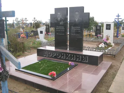 Оформление могил фото - работы мастерской Гранит Волга Волгоград