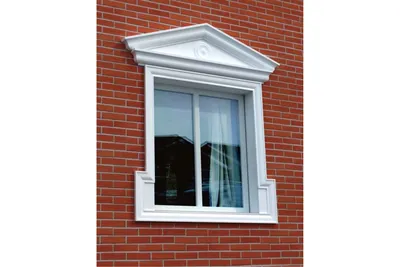 Декор для фасада из пенопласта \"Окно №2\" (1комплект)