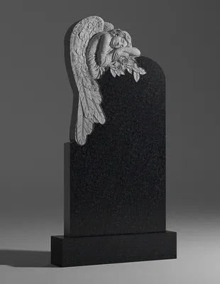 модель №003 резной памятник из карельского гранита - Заказать памятник на  могилу в г. Челябинск - «АРТ-Гранит»