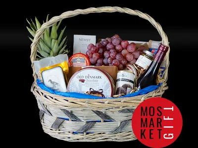 Корзина с мясом краба и продуктами из Европы «MosMarketGift» №25