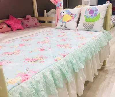 Покрывало на детскую кровать в стиле прованс – купить на Ярмарке Мастеров –  O3BGYRU | Покрывала, Санкт-Петербург