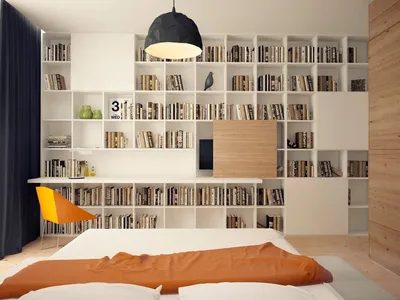 Полки в интерьере спальни: красивые и практичные идеи - archidea.com.ua