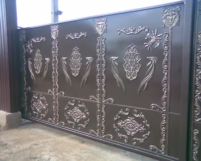 Ворота распашные кованые - купить, цена в Екатеринбурге