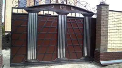 Купить Кованые ворота В-17 в Сумской области от компании \"ЭДЕМ\" - 670265673