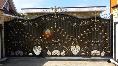 Кованые откатные ворота в Минске, выгодные цены с установкой