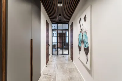 Реечный потолок для коридора в квартире | Wooden Space
