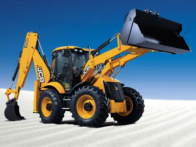 Картинка Экскаватор-погрузчик JCB 4CX » Экскаваторы » Транспорт » Картинки  24 - скачать картинки бесплатно