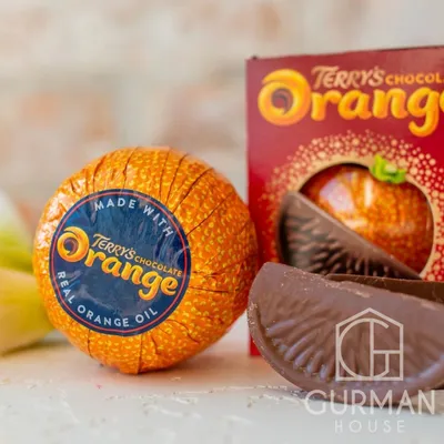 Купить Шоколадный апельсин Terry's Orange Черный шоколад в Украине ᐉ Цены,  отзывы, характеристики | Интернет-магазин Gurman House