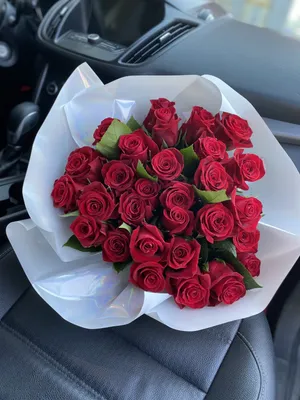Заказать цветы Букет из 29 красных роз с доставкой по Беларуси | Happybee.by