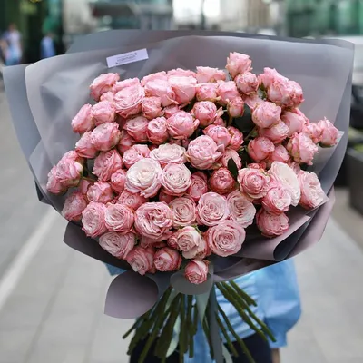 Букет из кустовой розы Бомбастик №060 29 роз