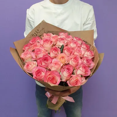 Букет из 29 роз «Джумилия», Цветы и подарки в Москве, купить по цене 4704  руб, Монобукеты в TopBuket с доставкой | Flowwow