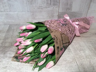 Букет тюльпанов №4 — Цветы в Калининграде с доставкой на дом. Заказывай на  сайте.