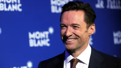 Обои актер, профиль, борода, Hugh Jackman, Хью Джекман, Chappie, Робот по  имени Чаппи картинки на рабочий стол, раздел фильмы - скачать