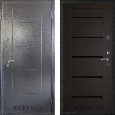 Входная дверь Модерн 70 Орех тёмный Правая купить во Владимире