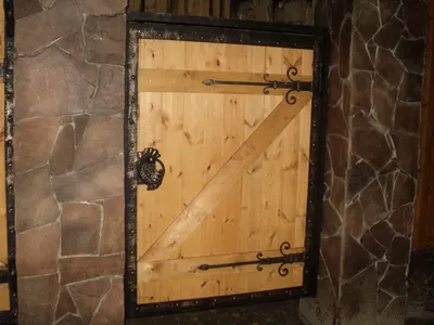 Кованая дверь с элементами ковки 1 заказать в Нижнем Новгороде