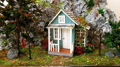 Создаем миниатюрный домик своими руками | Журнал Ярмарки Мастеров