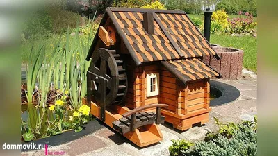 Декоративный домик своими руками: 40 идей, для дачи или сада - YouTube