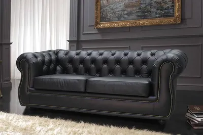 Кожаный диван Честер Софт купить по цене 93 400 руб. с доставкой —  интернет-магазин RestMebel.ru