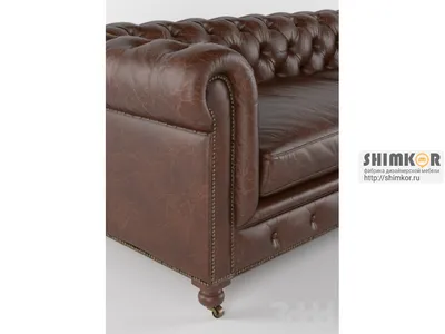 Кожаные диван «Честер» – купить в Москве от фабрики SHIMKOR | Диван из  натуральной кожи «Честер» по цене производителя