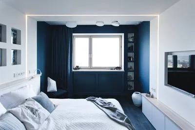 Дизайн спальни 12 кв м в современном стиле фото
