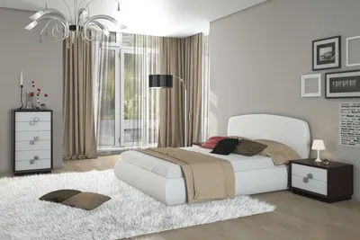 Дизайн спальни 12 кв. м в современном стиле - 7 фото в интерьере, модели от  Ангстрем