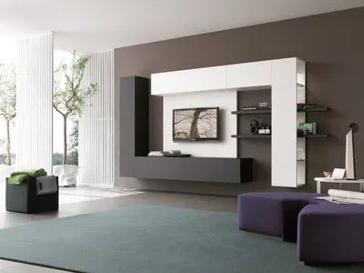 Мебель горка для гостиной в современном стиле для полноты интерьера — Дом и  Сад
