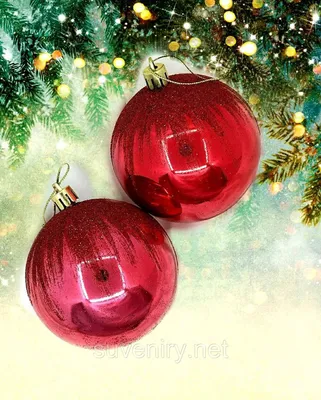 Красивые новогодние шары на елку 8 см гальваника разные цвета оптом в  Украине от интернет-магазина \"Сувениры\
