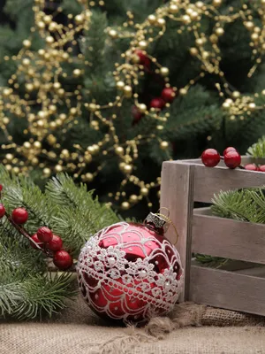 Стеклянные новогодние шары на елку диаметр 8 см новый год 2022 - купить по  выгодной цене | AliExpress