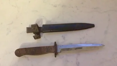 Траншейный нож: М1918, немецкий окопный клинок вермахта
