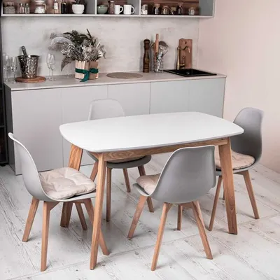 Серый кухонный стол, стол на кухню, обеденный стол, сірий стіл: 4 850 грн.  - Кухонная мебель Днепр на Olx