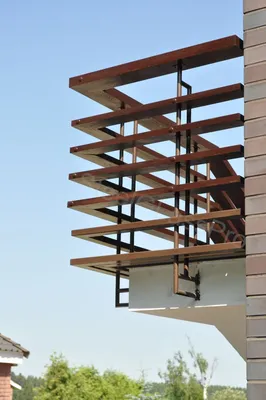 ограждение балконов из дерева и металла - Поиск в Google | Дизайн  экстерьера дома, Внешний вид дома, Ограждения террасы дизайн