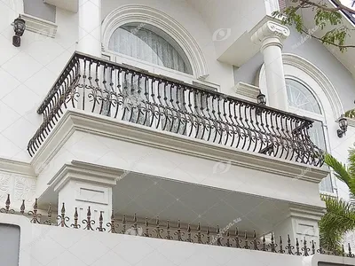 Металлические и кованные ограждения балконов - фото - Made of Iron