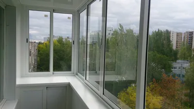Различные варианты алюминиевого остекления балконов