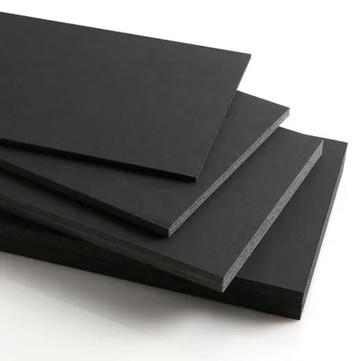 Пенокартон Airplac лист 70х100 мм, толщина 5 мм, цвет черный матовый -  купить в интернет-магазине