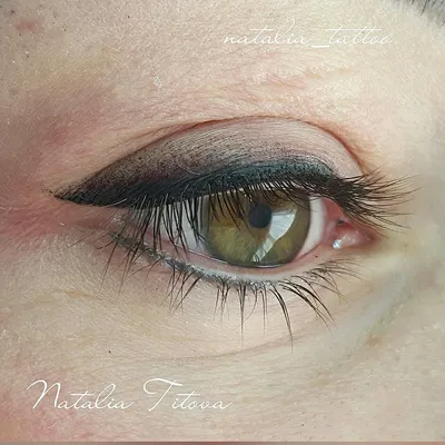 Веки сразу после процедуры перманентного макияжа . Растушевка | Permanent  makeup eyeliner, Permanent eyeliner, Permanent makeup