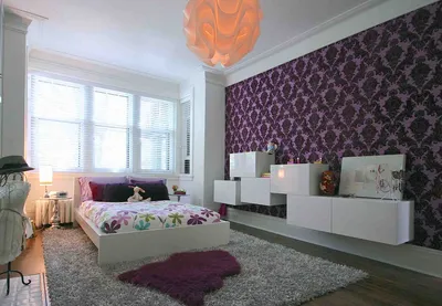 Комбинирование обоев в спальне: 20 красивых фото дизайна комнат