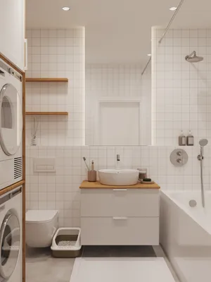 Полки для ванной комнаты: советы по выбору, примеры размещения и дизайна с  фото