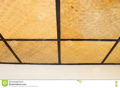 Сплетенный бамбуковый потолок Стоковое Изображение - изображение  насчитывающей ðµðºoñ€, oð¼: 75980349